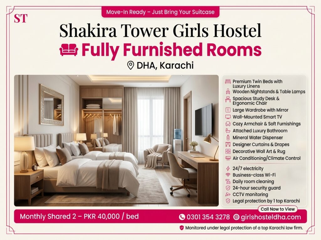 Fully Furnished Rooms