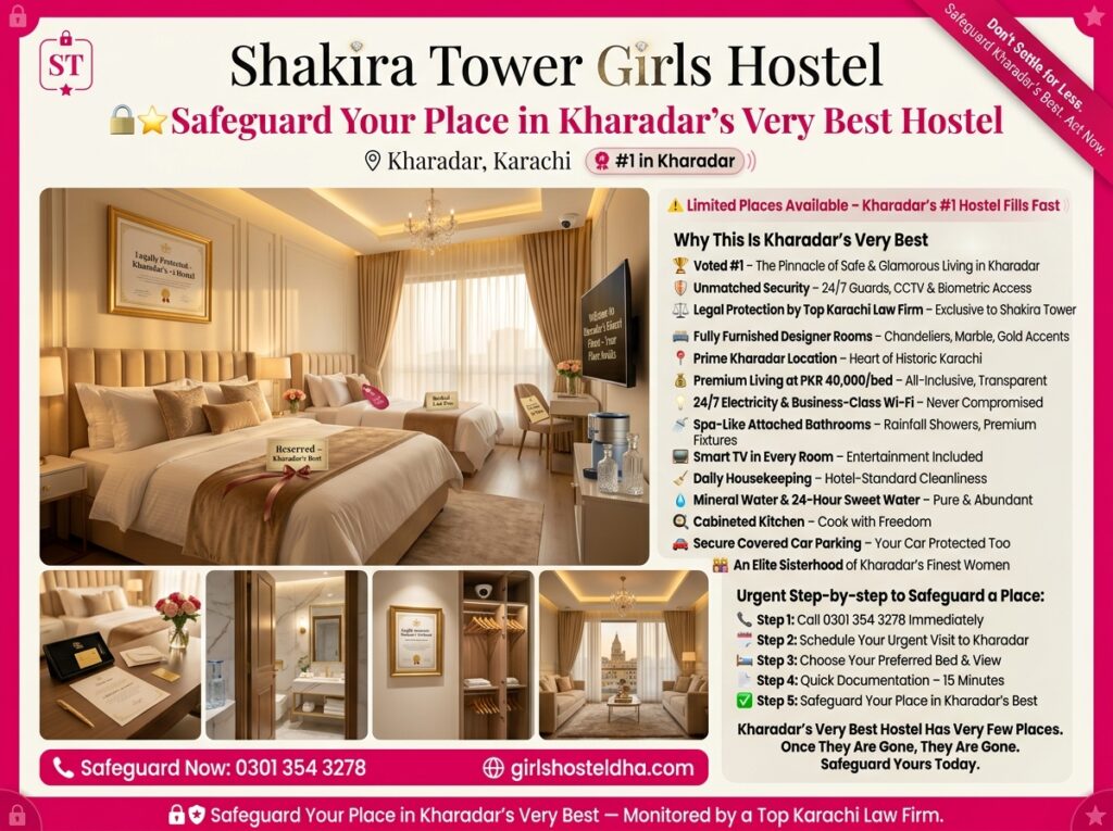 Safeguard Your Place in Kharadar’s Very best Hostel