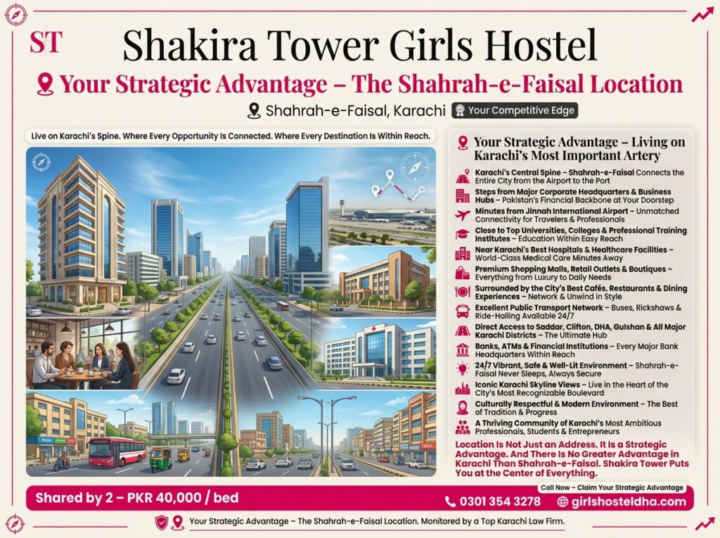 Your Strategic Advantage The Shahrah-e-Faisal Location