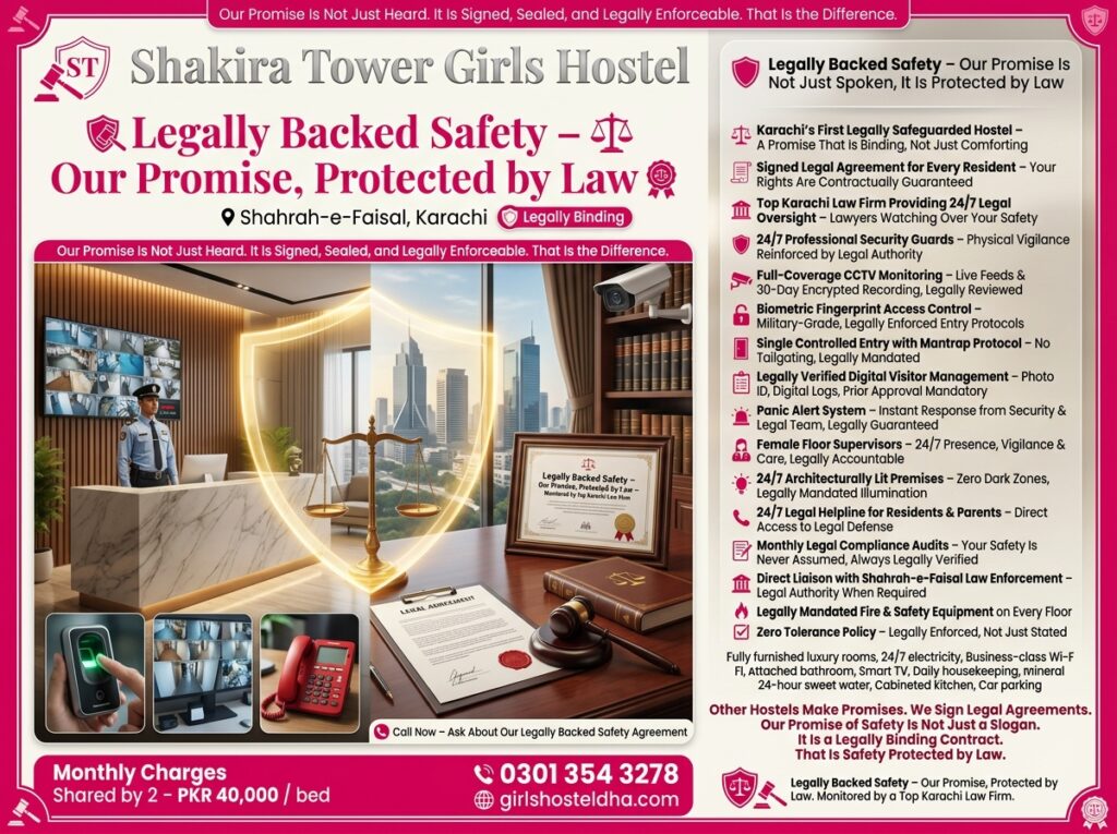 🛡️ Legally Backed Safety Our Promise, Protected by Law